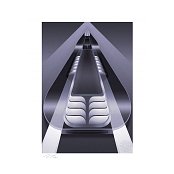 DC Comics Art Print Batmobile - Batman: The Animated Series 46 x 61 cm - unframed