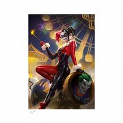 DC Comics Art Print Harley Quinn & The Joker #37 46 x 61 cm - unframed