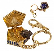 Harry potter metal keychain chocolate frog 4 cm --- damaged packaging