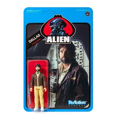 Aliens ReAction Action Figure Wave 3 Dallas (Blue Card) 10 cm