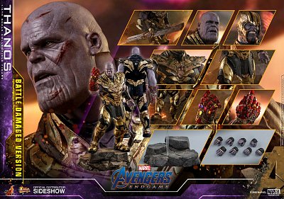 Avengers: Endgame Movie Masterpiece Action Figure 1/6 Thanos Battle Damaged Version 42 cm