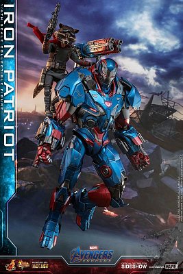 Avengers: Endgame Movie Masterpiece Series Diecast Action Figure 1/6 Iron Patriot 32 cm