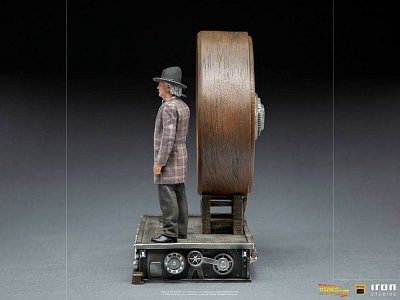 Back to the Future III Deluxe Art Scale Statue 1/10 Marty and Doc at the Clock 30 cm