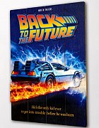 Back to the Future WoodArts 3D Wooden Wall Art DeLorean 30 x 40 cm