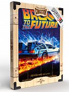 Back to the Future WoodArts 3D Wooden Wall Art DeLorean 30 x 40 cm