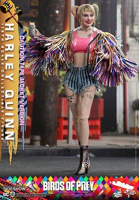 Birds of Prey Movie Masterpiece Action Figure 1/6 Harley Quinn (Caution Tape Jacket Version) 29 cm