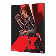 Black Widow Movie Wooden Wall Art BW Side 34 x 50 cm