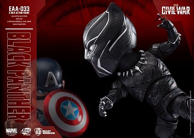 Captain America Civil War Egg Attack Action Figure Black Panther 15 cm