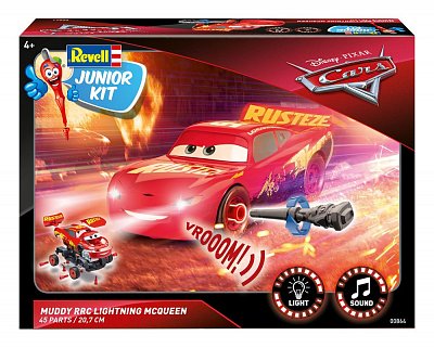 Cars Junior Kit Model Kit with Sound & Light Up 1/20 Muddy RRC Lightning McQueen