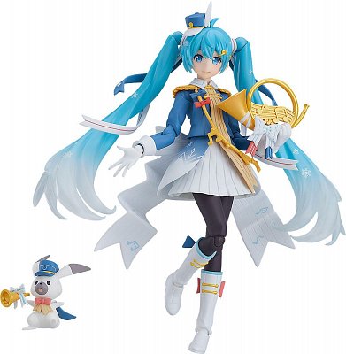 Character Vocal Series 01: Hatsune Miku Figma Action Figure Snow Miku Snow Parade Ver. 13 cm