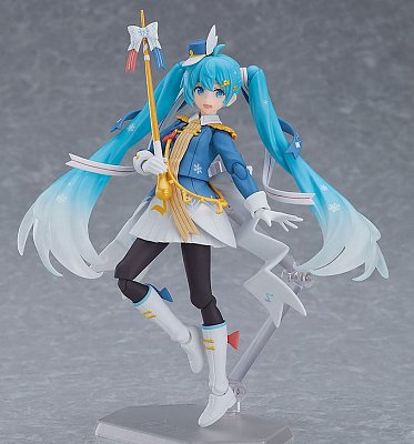 Character Vocal Series 01: Hatsune Miku Figma Action Figure Snow Miku Snow Parade Ver. 13 cm