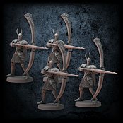 Dark Souls The Board Miniatures Silver Knight Greatbowmen