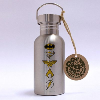 DC Comics Stainless Steel Water Bottle Logos