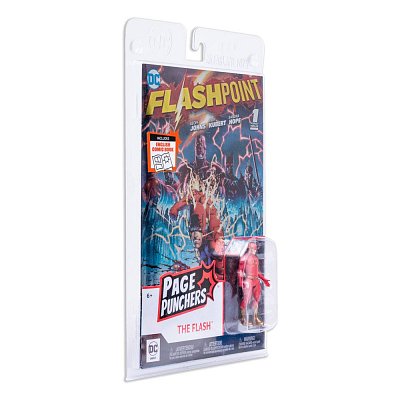 DC Direct Page Punchers Action Figure The Flash (Flashpoint) Metallic Cover Variant (SDCC) 8 cm