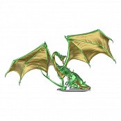 D&D Icons of the Realm Premium Statue Adult Emerald Dragon 36 cm
