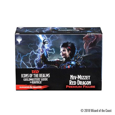 D&D Icons of the Realms: Guildmasters\' Guide to Ravnica Niv-Mizzet Red Dragon Premium Figure --- DAMAGED PACKAGING