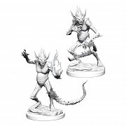 D&D Nolzur\'s Marvelous Miniatures Unpainted Miniature Barbed Devils Assortment (2)