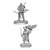 D&D Nolzur\'s Marvelous Miniatures Unpainted Miniatures 2-Packs Orc Ranger Male Case (4)
