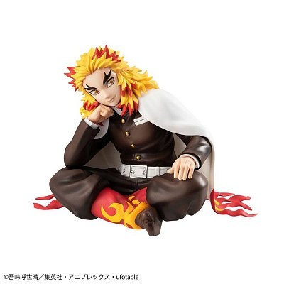 Demon Slayer Kimetsu no Yaiba G.E.M. PVC Statue Rengoku Palm Size Edition Deluxe 9 cm