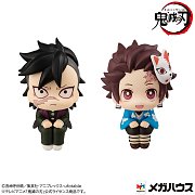 Demon Slayer Kimetsu no Yaiba Look Up PVC Statues Genya & Tanjiro Final Selection LTD Ver. 11 cm