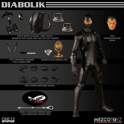 Diabolik Action Figure 1/12 17 cm