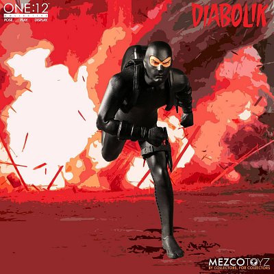 Diabolik Action Figure 1/12 17 cm