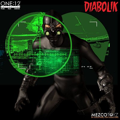 Diabolik Action Figure 1/12 17 cm