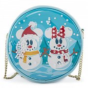 Disney by Loungefly Crossbody Bag Snowman Minnie & Mickey Snow Globe