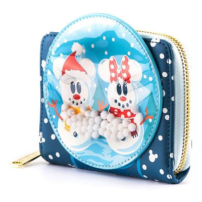 Disney by Loungefly Wallet Snowman Minnie & Mickey Snow Globe