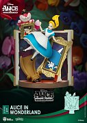 Disney Story Book Series D-Stage PVC Diorama Alice in Wonderland New Version 15 cm