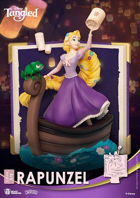 Disney Story Book Series D-Stage PVC Diorama Rapunzel New Version 15 cm