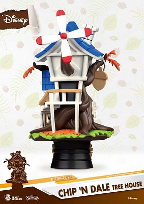 Disney Summer Series D-Stage PVC Diorama Chip \'n Dale Tree House 16 cm