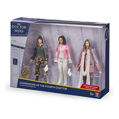 Doctor Who Action Figures 3-Pack Companions of the Fourth Doctors 14 cm