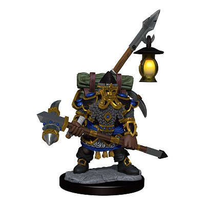 Dungeons & Dragons Frameworks Miniature Model Kit Dwarf Fighter Male