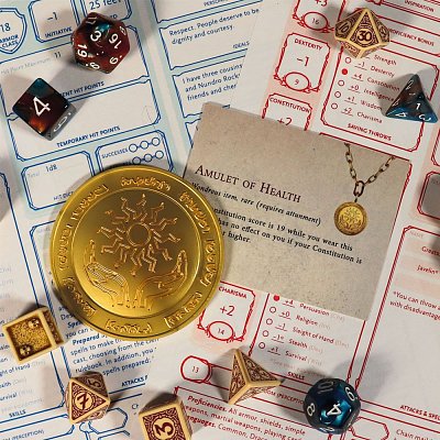 Dungeons & Dragons Medallion Amulet Of Health Limited Edition (gold plated)