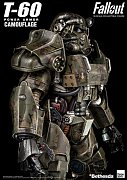 Fallout Action Figure 1/6 T-60 Camouflage Power Armor 37 cm