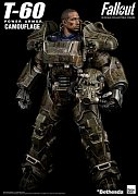 Fallout Action Figure 1/6 T-60 Camouflage Power Armor 37 cm