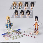 Final Fantasy IX Bring Arts Action Figures Zidane Tribal & Garnet Til Alexandros XVII 12 - 17 cm