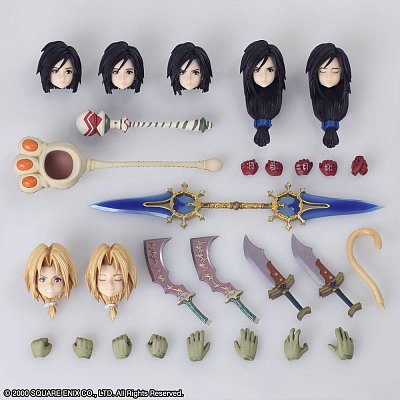 Final Fantasy IX Bring Arts Action Figures Zidane Tribal & Garnet Til Alexandros XVII 12 - 17 cm