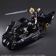 Final Fantasy VII Advent Children Play Arts Kai Action Figure Cloud Strife & Fenrir 28 cm