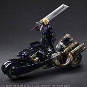 Final Fantasy VII Advent Children Play Arts Kai Action Figure Cloud Strife & Fenrir 28 cm