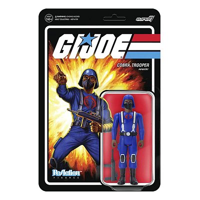 G.I. Joe ReAction Action Figure Cobra Trooper Y-back (Brown) 10 cm