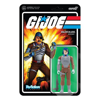 GI Joe ReAction Action Figure Major Bludd Wave 2 10 cm