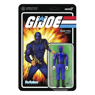 G.I. Joe ReAction Action Figure Snake Eyes (RAH) 10 cm