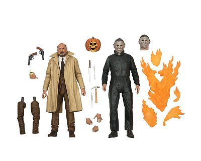 Halloween II Ultimate Action Figure 2-Pack Michael Myers & Dr Loomis 18 cm