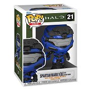 Halo Infinite POP! Games Vinyl Figures 9 cm Mark V [B] w/Blue Sword Assortment (6) - Damaged packaging