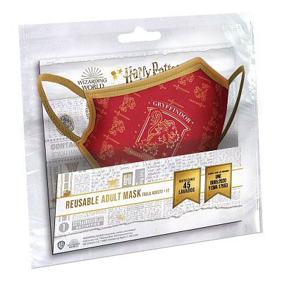 Harry Potter Face Masks Gryffindor Crest Display (24)