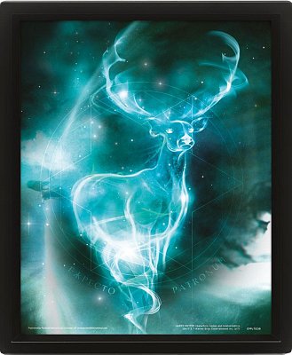 Harry Potter Framed 3D Effect Poster Pack Expecto Patronum 26 x 20 cm (3)