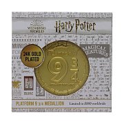 Harry Potter Medallion Platform 9 3/4 Limited Edition (gold plated)