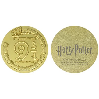 Harry Potter Medallion Platform 9 3/4 Limited Edition (gold plated)